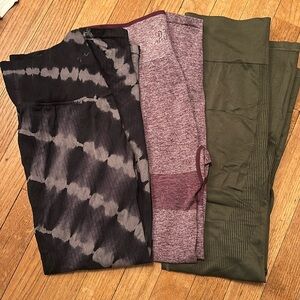 PINK workout leggings - 4 pair bundle